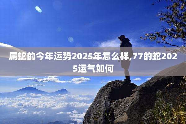 属蛇的今年运势2025年怎么样,77的蛇2025运气如何