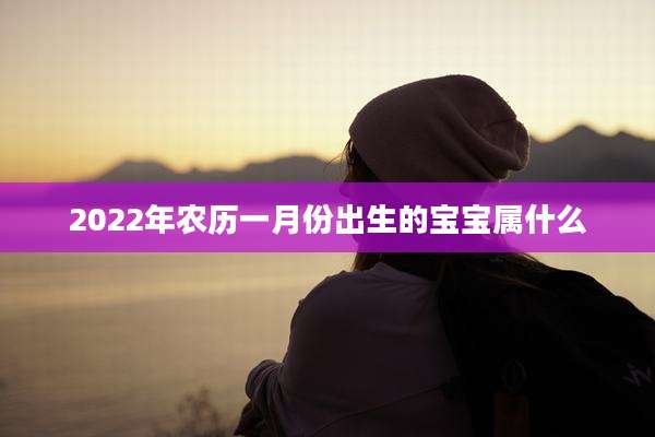 2022年农历一月份出生的宝宝属什么