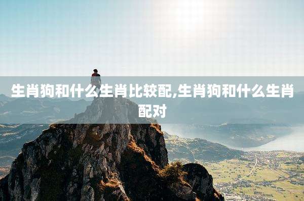 生肖狗和什么生肖比较配,生肖狗和什么生肖配对