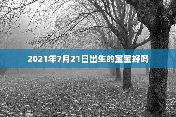 2021年7月21日出生的宝宝好吗