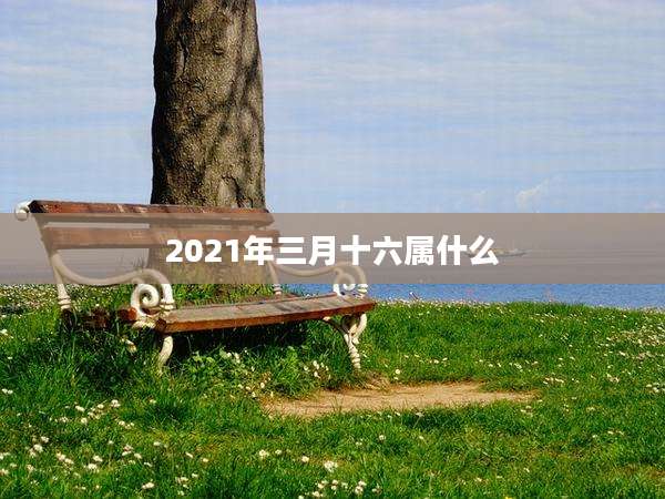 2021年三月十六属什么