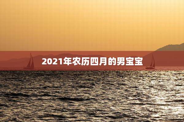 2021年农历四月的男宝宝