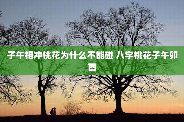 子午相冲桃花为什么不能碰 八字桃花子午卯酉
