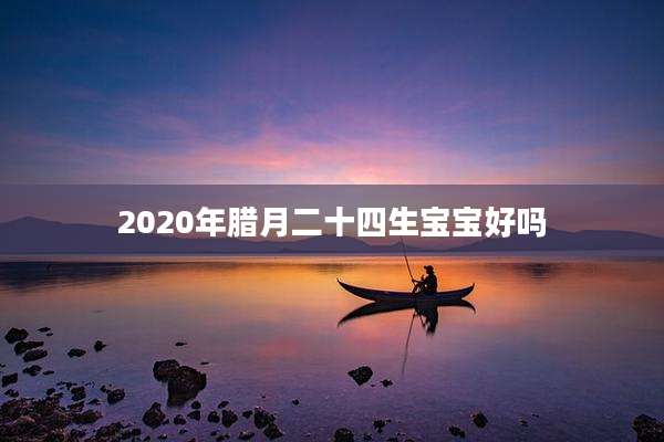 2020年腊月二十四生宝宝好吗