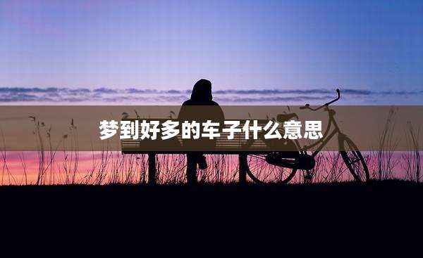 梦到好多的车子什么意思