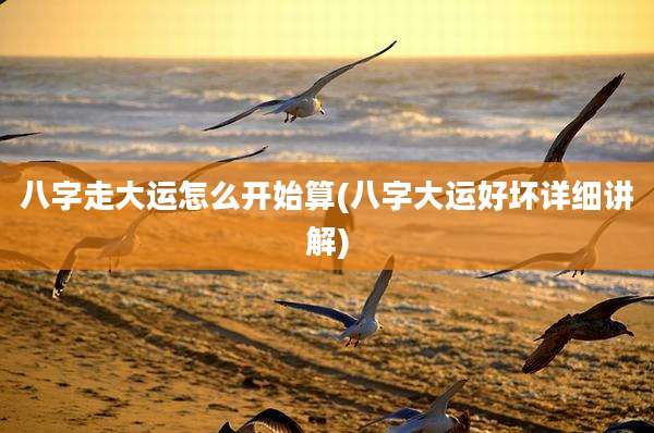 八字走大运怎么开始算(八字大运好坏详细讲解)