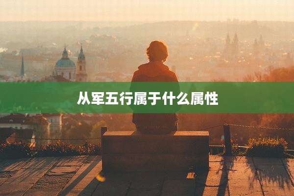 从军五行属于什么属性
