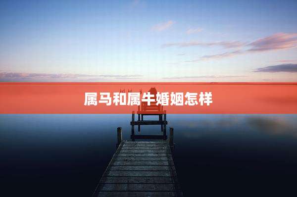 属马和属牛婚姻怎样