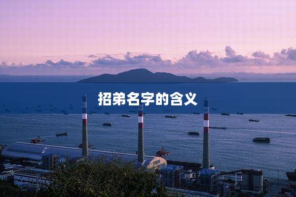 招弟名字的含义