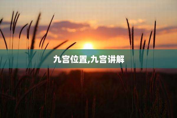 九宫位置,九宫讲解