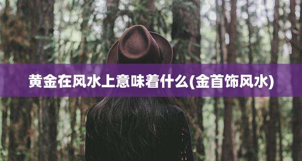 黄金在风水上意味着什么(金首饰风水)
