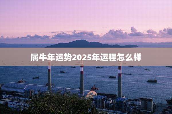 属牛年运势2025年运程怎么样