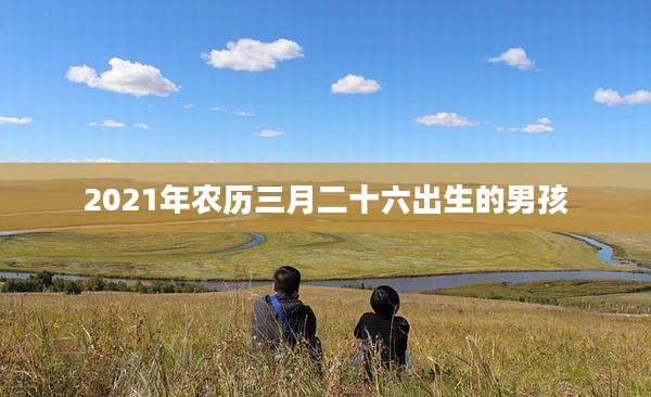 2021年农历三月二十六出生的男孩