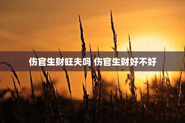 伤官生财旺夫吗 伤官生财好不好