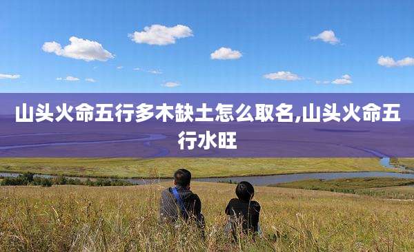 山头火命五行多木缺土怎么取名,山头火命五行水旺