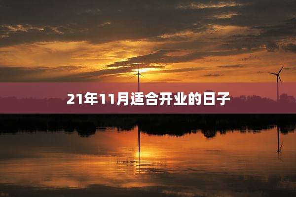 21年11月适合开业的日子