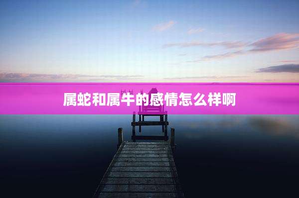 属蛇和属牛的感情怎么样啊