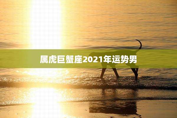 属虎巨蟹座2021年运势男