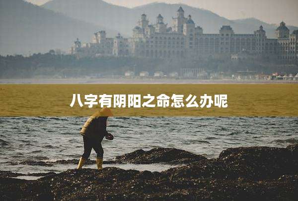 八字有阴阳之命怎么办呢