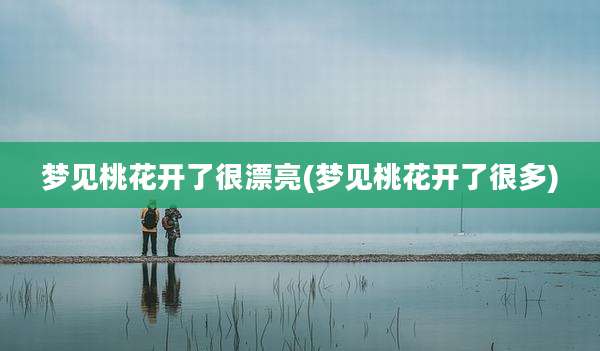 梦见桃花开了很漂亮(梦见桃花开了很多)