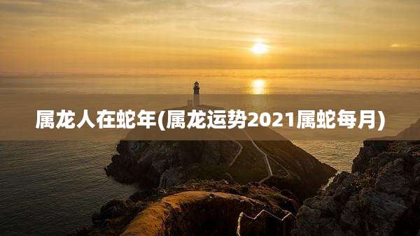 属龙人在蛇年(属龙运势2021属蛇每月)