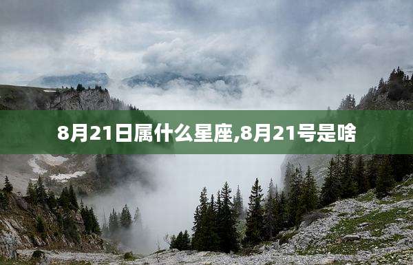 8月21日属什么星座,8月21号是啥
