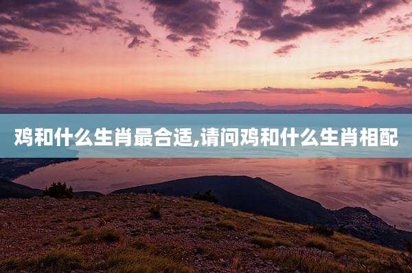 鸡和什么生肖最合适,请问鸡和什么生肖相配
