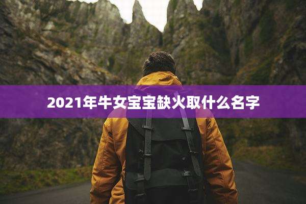 2021年牛女宝宝缺火取什么名字