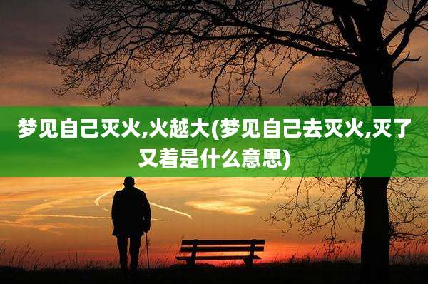 梦见自己灭火,火越大(梦见自己去灭火,灭了又着是什么意思)