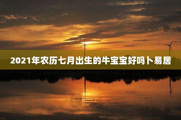 2021年农历七月出生的牛宝宝好吗卜易居