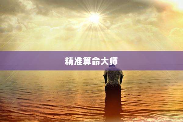 精准算命大师
