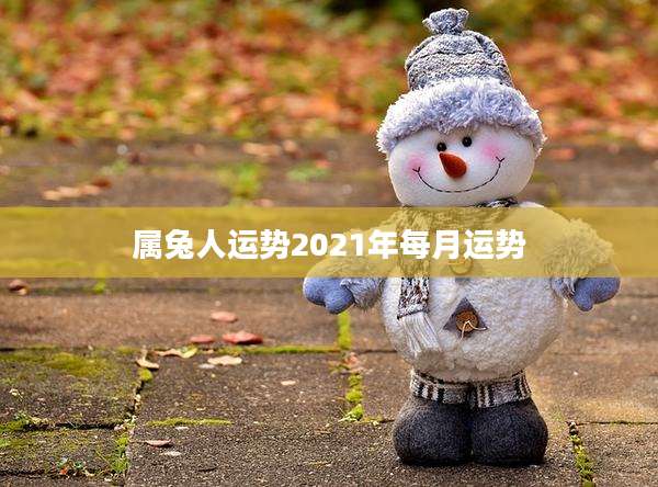 属兔人运势2021年每月运势