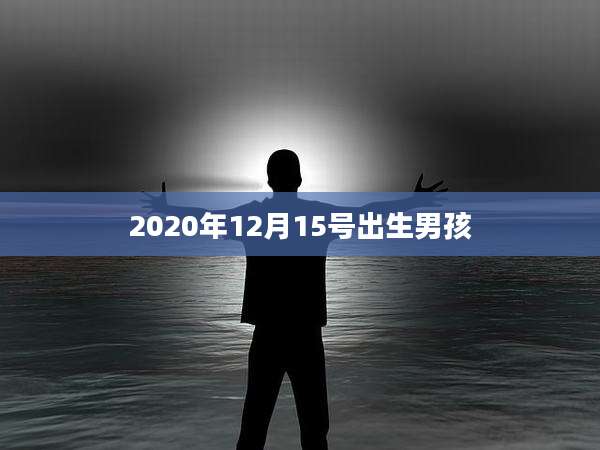 2020年12月15号出生男孩
