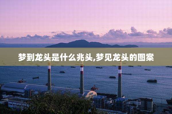 梦到龙头是什么兆头,梦见龙头的图案