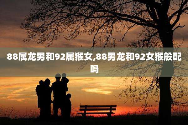 88属龙男和92属猴女,88男龙和92女猴般配吗