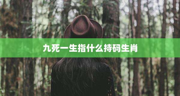 九死一生指什么持码生肖