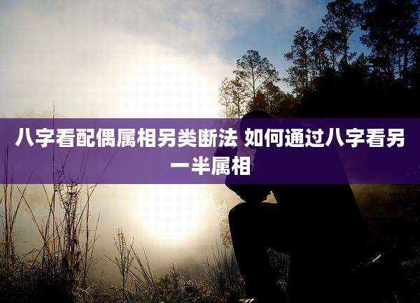 八字看配偶属相另类断法 如何通过八字看另一半属相