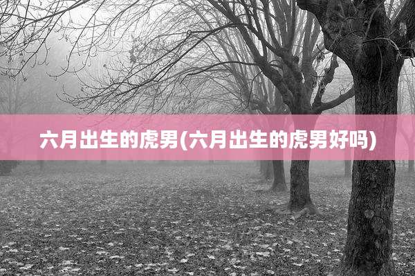 六月出生的虎男(六月出生的虎男好吗)