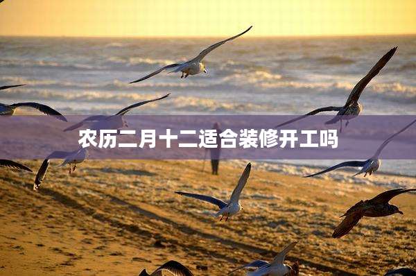 农历二月十二适合装修开工吗