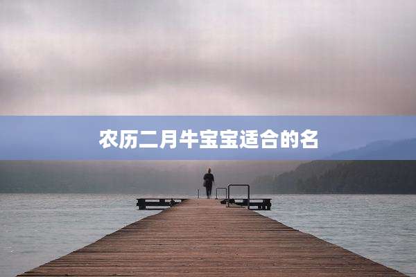 农历二月牛宝宝适合的名