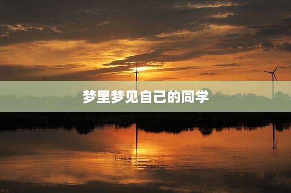 梦里梦见自己的同学