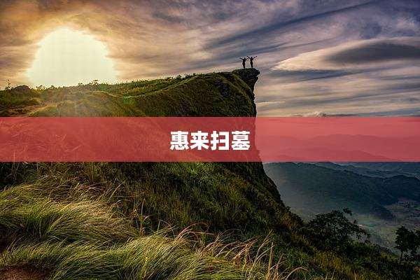 惠来扫墓