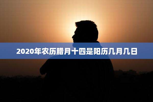 2020年农历腊月十四是阳历几月几日
