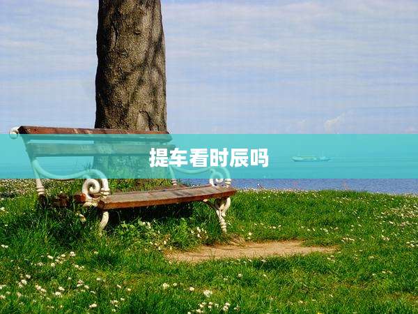 提车看时辰吗