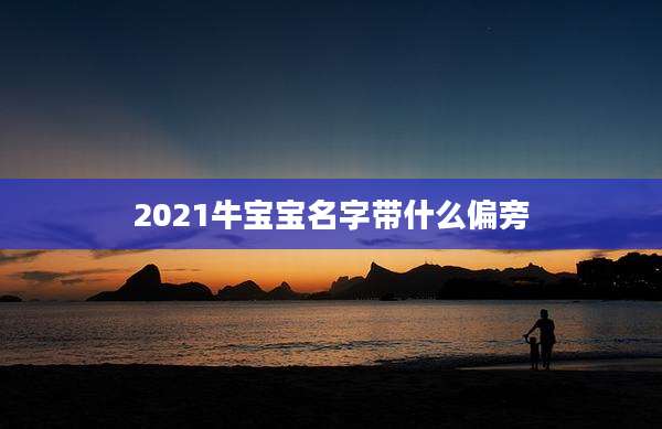 2021牛宝宝名字带什么偏旁