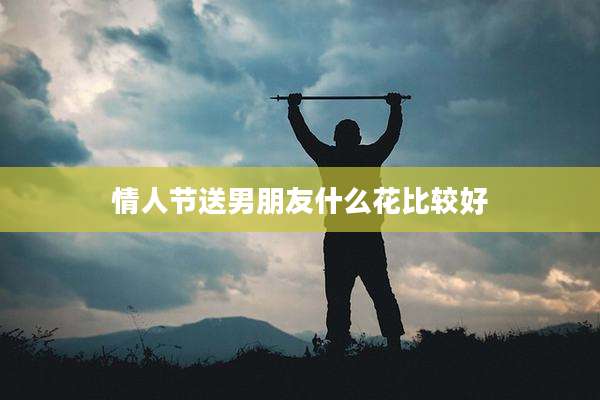 情人节送男朋友什么花比较好