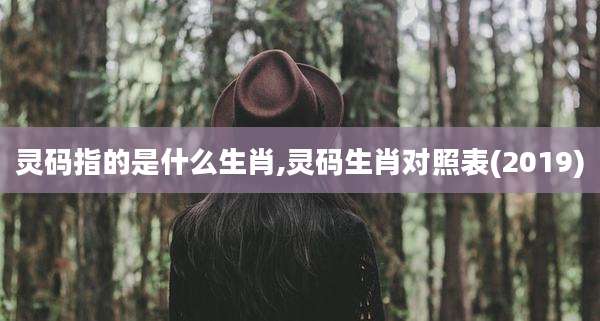 灵码指的是什么生肖,灵码生肖对照表(2019)