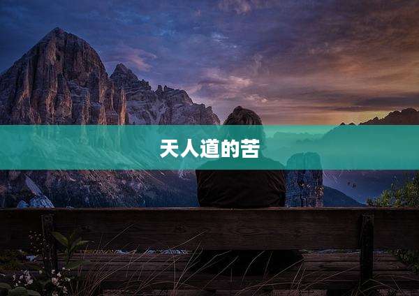 天人道的苦