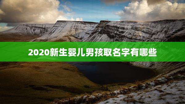 2020新生婴儿男孩取名字有哪些