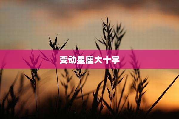 变动星座大十字